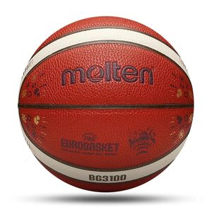 Bollar Officiell storlek 7 Molten Basketball PU Material Inomhus utomhus Män Training Match 231024