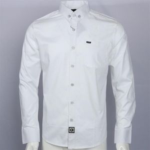 Homme broderier 100%bomullsvarumärke skjortor camisa maskulina män långärmad klänningskjortor män sociala hombre eden park faconneble chem278c