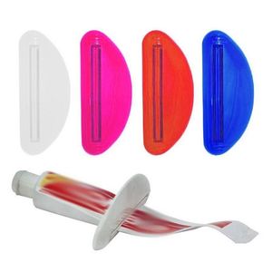 歯ブラシホルダー歯ブラシホルダーmtifunctional Tootaste Device Plastic Easy Tube Dispenser SqueezerローリングホルダースクイーズペーストDH2GJ