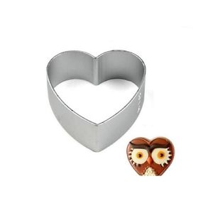 Baking & Pastry Tools Wholesale Christmas Kitchen Loving Heart Shaped Aluminium Tools Alloy Pastry Biscuit Cookie Cutter Baking Mod Ho Dheei