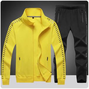 Mäns spårdräkter Herrens casual tracksuits Långärmad gym jogging Running Suits Sweatsuit Set Track Jackets Pants 2 Piece Basketball Sportsuits 231021