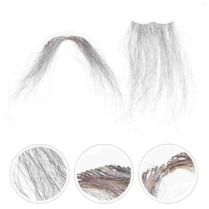 Pincéis de maquiagem realista barba falsa decoração decorativa bigode festa de halloween desempenho prop cosplay