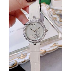 Orologio di lusso Causale Cleefly Stilista Donna Van Quarzo Cintura da donna nuova Diamante Sottile Charms impermeabili Farfalla Montre De Luxe UMD8