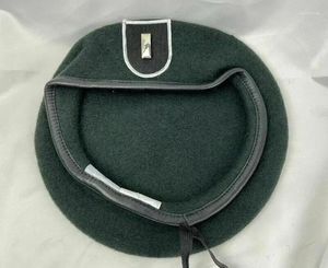 Berretti US Army 5° Gruppo Forze Speciali Berretto Verde Nerastro Primo Tenente Ufficiale Grado Cappello Rievocazione Militare