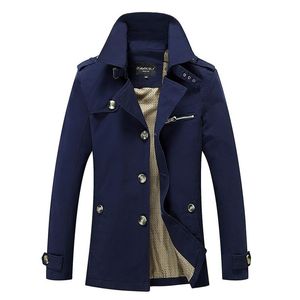 Jaqueta masculina inteira casaco primavera e outono jaqueta masculina casual lavado longo outerwear casacos de algodão masculino winte274b