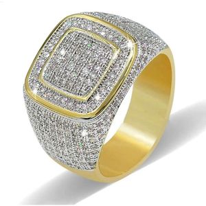 Medboo Men Jewelry Hip Hop Custom 10k Gold 1.2mm Fully Iced Out Vvs1d Moissanite Diamond Ring Men Jewellery