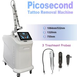 ND YAG Picolaser Todas as Cores Remoção de Tatuagens Q-Switch Picosecond Laser Máquina de Beleza Sobrancelha Lavagem Sardas Pigmento Remoção de Rugas Tratamento Salão de Uso Doméstico