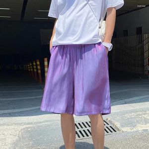 メンズショートパンツ-Youth Summer Y2K Streetwear Ice 2023デザイナータイダイグラフィックスウェットパンツバギーヒップホップハラジュクスムーズ