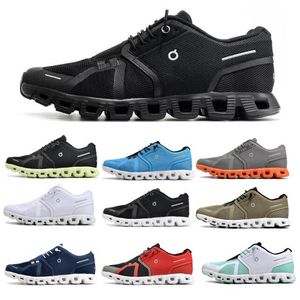 Oncloud Mens Womens Running Shoes Black Cloud 5 OnClouds Rose Shell Eclipse Magnet Olive Reseda 03 Man Woman Trainer Sneakers Storlek 5.5 -