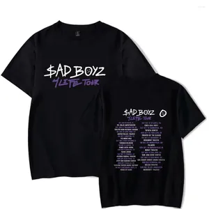 Herren T-Shirts Junior H Sad Boyz Tour 2023 Übergroßes Hemd Damen Herren 90er Jahre Y2K Streetwear Hip Hop Kurzarm Lustiges T-Shirt Grafik-T-Shirts
