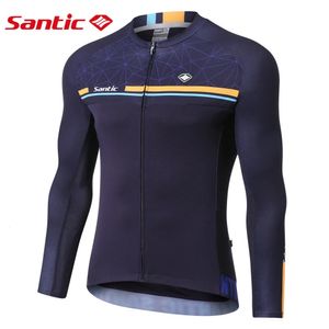 Altri articoli sportivi Santic Uomo Maglia da ciclismo Maglia da bici MTB Manica lunga Comoda protezione solare Estate WM0C01111 231024