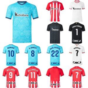 2023 2024 Club Team 8 Sancet Soccer Jersey 17 Berchiche 3 Vivian 4 Paredes 7 Berenguer 10 Muniain 18 de Marcos 9 Williams 12 Guruzeta Vesga Football Shirt Kits Bierbae