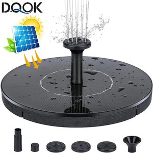 Garden Decorations Mini Solar Water Fountain Pool Pond Waterfall Fountain Garden Decoration Outdoor Bird Bath Solar Powered Fountain Floating Water 231025