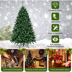DHL Teslimat 3m 2.4m 2.1m 1.8m 1.5m 1.2m şifreleme Yeşil PVC Büyük Noel Ağacı Noel Dekorasyonu 2023 Yeni Yıl Ev Partisi Sahne Dekorasyonu