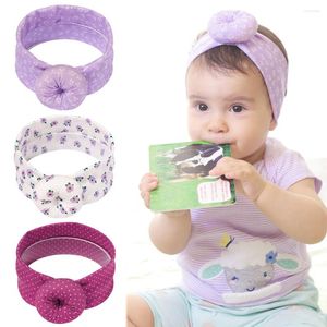 Acessórios de cabelo de boa qualidade bebê headbands puro algodão crianças bola impressão hairbands meninas po prop