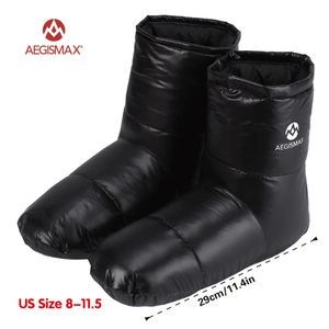 Schlafsäcke AEGISMAX Schlafsackzubehör Entendaunenpantoffeln Camping Out Weiche Socken Unisex Indoor/Warm Lange Reise Leicht 231025