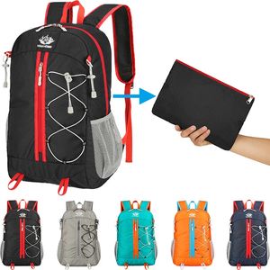 Outdoor Bags 22L Portable Foldable Backpack Folding Mountaineering Bag Ultralight Climbing Cycling Travel Knapsack Hiking 231024