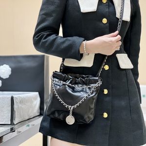 2023 Brand Fashion Women's Bag Retro Mirror Quality Designer Bags Chain Bag Calfskin Mini Handväska PU axelväska