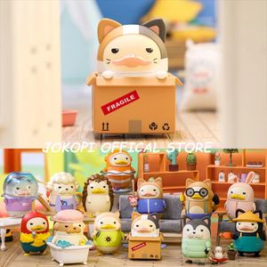 Blind box POPMART Duckoo MY Pet Story Series Box Toys Mystery Action Figure Guess Bag Mystere Cute Doll Kawaii Model Gift 231025