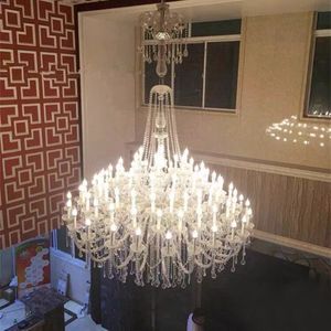 Свеча в европейском стиле, хрустальная подвеска, двойные напольные лампы и фонари для гостиной, простой ресторан, отель Moderno, вилла, проект освещения