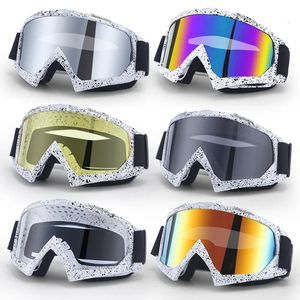 Oczarowane okulary na zewnątrz gogle szklanki motocross okulary motocyklowe okulary przeciwsłoneczne Man MTB ATV Mask Protection Protection Cycling Racing 231024