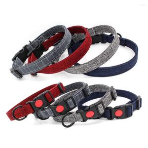 Dog Collars Adjustable Collar Custom Puppy Neck Buckle Strap Belt For Small Medium Large Cat Necklace