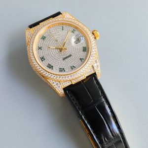 дизайнерские мужские часы с бриллиантами, наручные часы, 40 мм, суперклон, с сапфировым стеклом, автоматический механический механизм, UHR montre XQ49