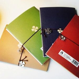 Est Chaming Clover Atado Cuerda Cuaderno Diario Libro Ejercicio Personalizado Fino Oficina Material Escolar Color Al Azar