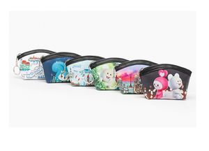 DHL100pcs Coin Purses Rabbit Structure Printing PU Large Capacity Waterproof Protable Short Wallet Mix Color