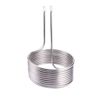 Bar Tools Bar el Spiral Home Brewing Tool Wort Chiller Pipe Kitchen Supplies Wine Making Machine Stainless Steel Beer Cooling Coil 231025