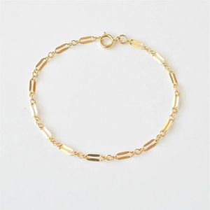 14K Gold gefülltes Kettenarmband, handgefertigte Boho-Charm-Armbänder, Vintage-Fußkettchen für Brautjungfern-Geschenk, Frauen-Schmuck2888