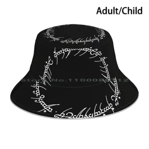 Berets One Ring Bucket Hat Sun Cap Fantasy Gandalf Jrr Tolkien Middle Earth The Books Fellowship Elf Frodo J R