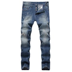 2021 Ankomst mode män jeans tvättade tryckt jean för avslappnade byxor italiensk designer streetwear joggers282f