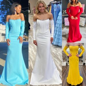 Fit n Flare Aqua Prom Dress 2k24 Long Sleeves Corset Bodice Beading Lady Preteen Girl Pageant Gown Formal Party Wedding Guest Red Capet Runway Gala Black-Tie Light Blue