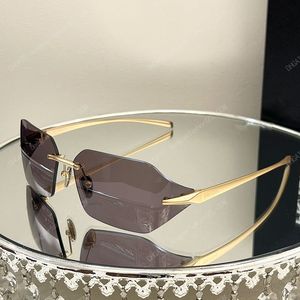 Sunglasses for women Goggles Rimless One-body Mirror Electroplated mirror Leg Glasses SPR A55 Sacoche Trapstar men designer sunglasses Luxury quality