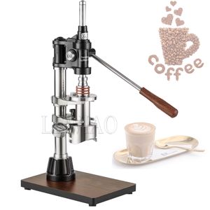 Çubuk Ekstraksiyon Değişken Basınçlı Kol Kahve Makinesi El-Preslenmiş Kahve Makinesi 304 Paslanmaz Çelik Manuel Espresso