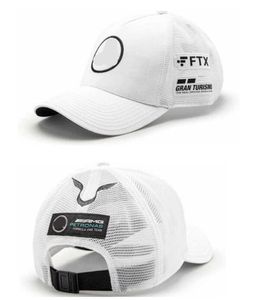 Top Racing Motorcykelhattar Team Mercedes-Benz-AMG Marshmello Mens and Womens Sports Ball Hat monterade Fashion Mesh Cap Youth Trucker Caps A11