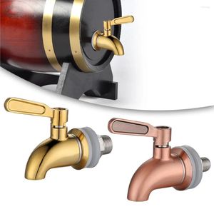 Bathroom Sink Faucets Stainless Steel Beverage Drink Water Dispenser Wine Barrel Faucet Tap For Juice Bucket Ball Valve Jar