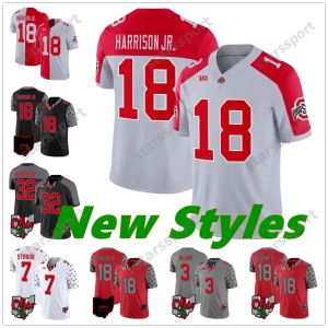 18 Marvin Harrison Special Buckeyes College Football Jersey Ohio State McCord Fleming Wilson Stroud Justin Fields 44 J.T. Tuimoloau Egbuka 2