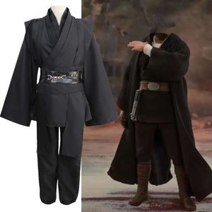 Cosplay Wars Jedi Cosplay Costume Obi-Wan Kenobi Replica Luke Skywalker Robe Fantasia Male Halloween Party Party for GiftCosplay