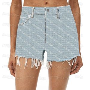 Buchstaben Damen Mini Shorts Lässige kurze Hose mit Quaste INS Fashion High Rise Shorts3112