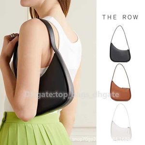 Kendou The Row Half Moon Bag Damen für echte Frühlings- und Sommerpopulärdesign hochwertiger Leder einzelner Schulter -Unterarmtaschen