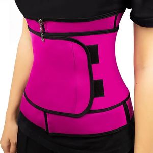1PC Back Support Waist Trainer Hot Sweat Band Waist Trainer Women's Tight Corset Women's Abdomen Shaping Long Sleeve Fat Burning Fitness Model Belt 231025