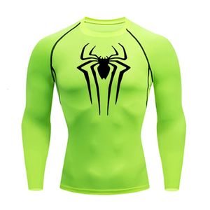 Erkekler S gömlek güneş koruma sporları ikinci cilt koşan tişört fitness rashgarda mma uzun kollu sıkıştırma gömlek egzersiz giyim 231025