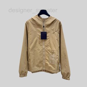 Men's Jackets Designer Unisex Double Sided Full Autumn/Winter Long Sleeve Coat Windbreaker Hooded TQGI