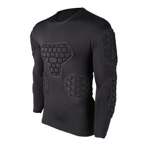 Andra idrottsartiklar Ankomster för män Rugby Soccer målvakt Jerseys Padded Football Training Clothing Sponge Goal Keeper Protective Shirts Elbow 231024