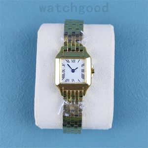 여성 시계 디자이너 22mm 27mm 탱크 시계 고품질 패션 쿼츠 릴로이 스퀘어 도금 실버 골드 시계 비즈니스 캐주얼 트렌디 DH016