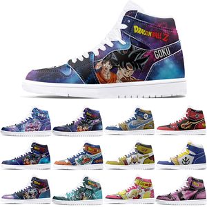 New Customized Shoes 1s DIY shoes Basketball Shoes males females Cartoon Anime Customization Trend Outdoor Basketball Shoes