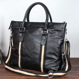 Men's Shoulder Bag Korean Casual Portable Diagonal Cross Bag Fashion Computer Briefcase Pu Leather Men's Bag Straight 231015