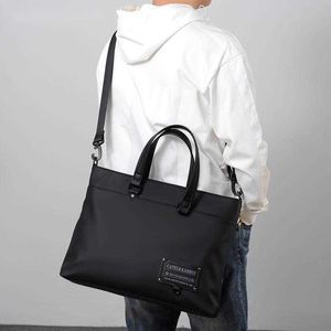 Men's Handbag Briefcase Large Capacity Oxford Cloth Bag Fashion Trend 231015